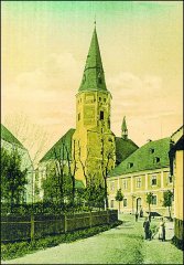 historické foto kostela