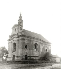 historické foto kostela