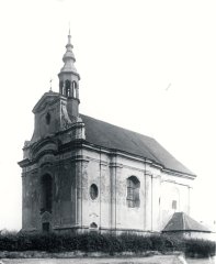 historické foto kostela