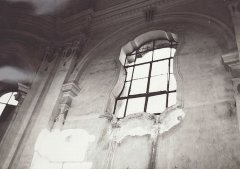 historické foto interiéru kostela