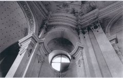 historické foto interiéru kostela