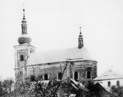 historické foto kostela