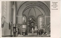 historické foto interiéru kostela