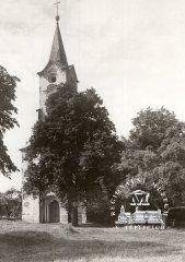 historické foto kostela