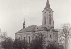 historické foto kostela