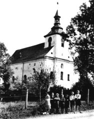historické foto kostela
