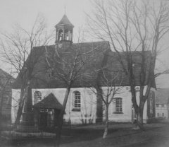 historické foto původního kostela