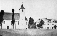 historické foto kostela