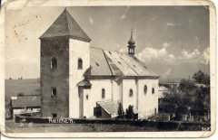 historické foto kostela