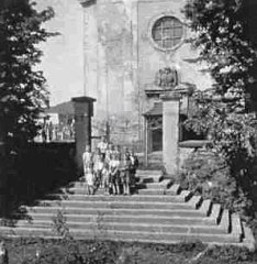 historické foto kostela