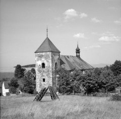historické foto kostela