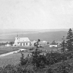historické foto kostela