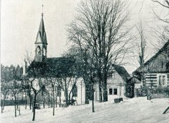 historické foto kostela