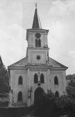 historické foto kostela