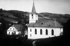 historické foto kostela