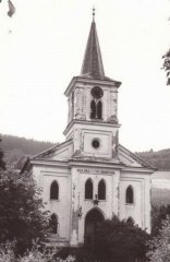 kostel před zbořením
