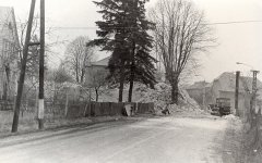 sutiny kostela po odstřelu
