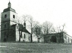 historické foto kostela