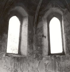 historické foto interiéru kostela