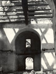 historické foto interiéru kostela