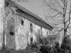 kostel před zbořením