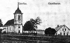 historické foto kostela