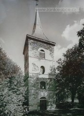 historické foto kostela