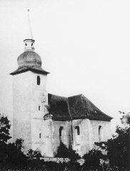 historické foto kostela