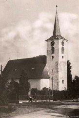 historické foto kostela