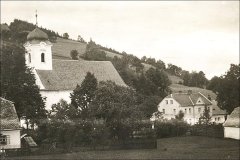 historické foto kostela