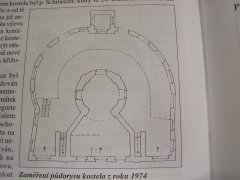 půdorys kostela