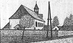 kresba kostela