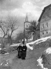 historické foto kostela