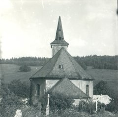 historické foto kostela