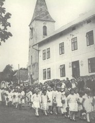 historické foto kostela