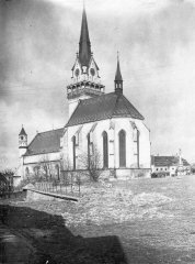 historické foto kostela