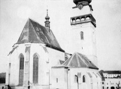 historické foto kostela