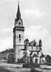 historické foto kostela