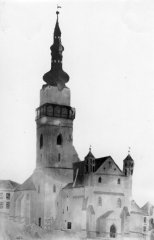 historické foto kostela