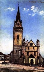 historické foto kostela