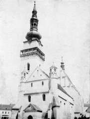 historické foto kostela