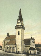 historické foto kostela