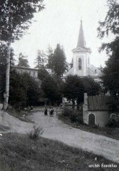 historické foto kostela
