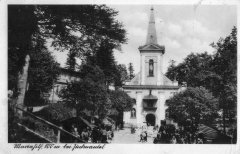 historické foto původního kostela