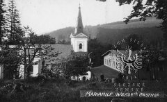 historické foto původního kostela