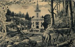 historické foto původního kostela