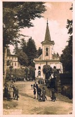 historické foto původního kostela