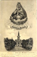 upomínková pohlednice poutního kostela