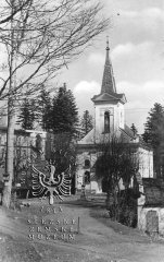 historické foto původního kostela
