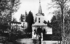 historické foto původního kostela